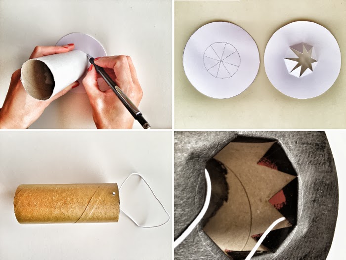 Cómo hacer coronas con rollos de papel higiénico en Recicla Inventa