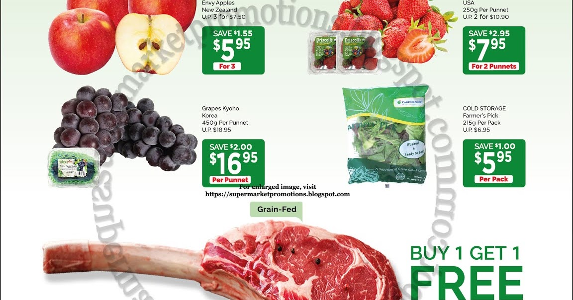 Cold Storage Fresh Promotion 03 09 July 2020 Supermarket Promotions