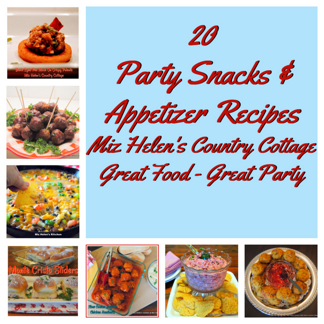 20 Party Snacks and Appetizer Recipes