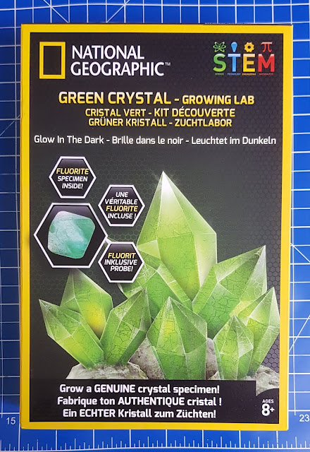 Bandai STEM Kits Green Glowing Crystal lab pack shot