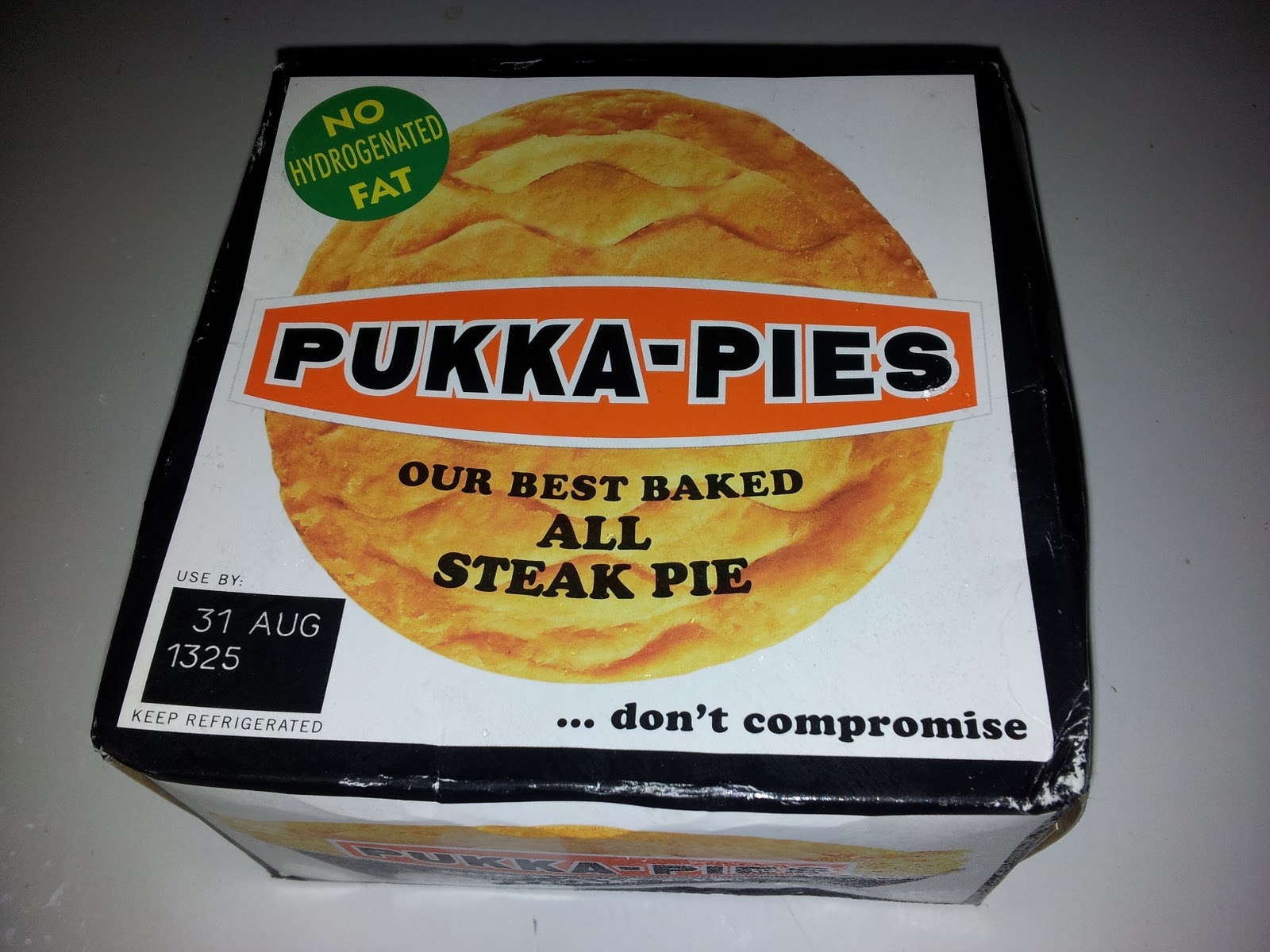 Jacks Tasty Pie Reviews! Pukka "all steak" Pie.