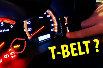 Cara Reset Timing Belt Toyota, Solusi Lampu Indikator T-Belt Melotot!!