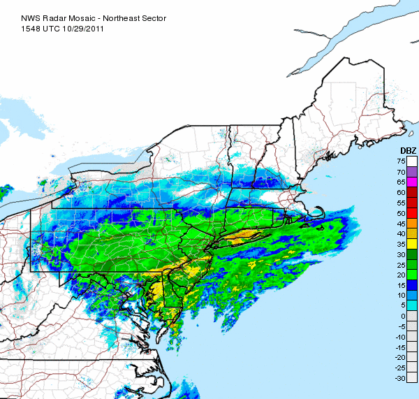 NYC Area Weather: Oct 29-30, 2011 Snowstorm Updates