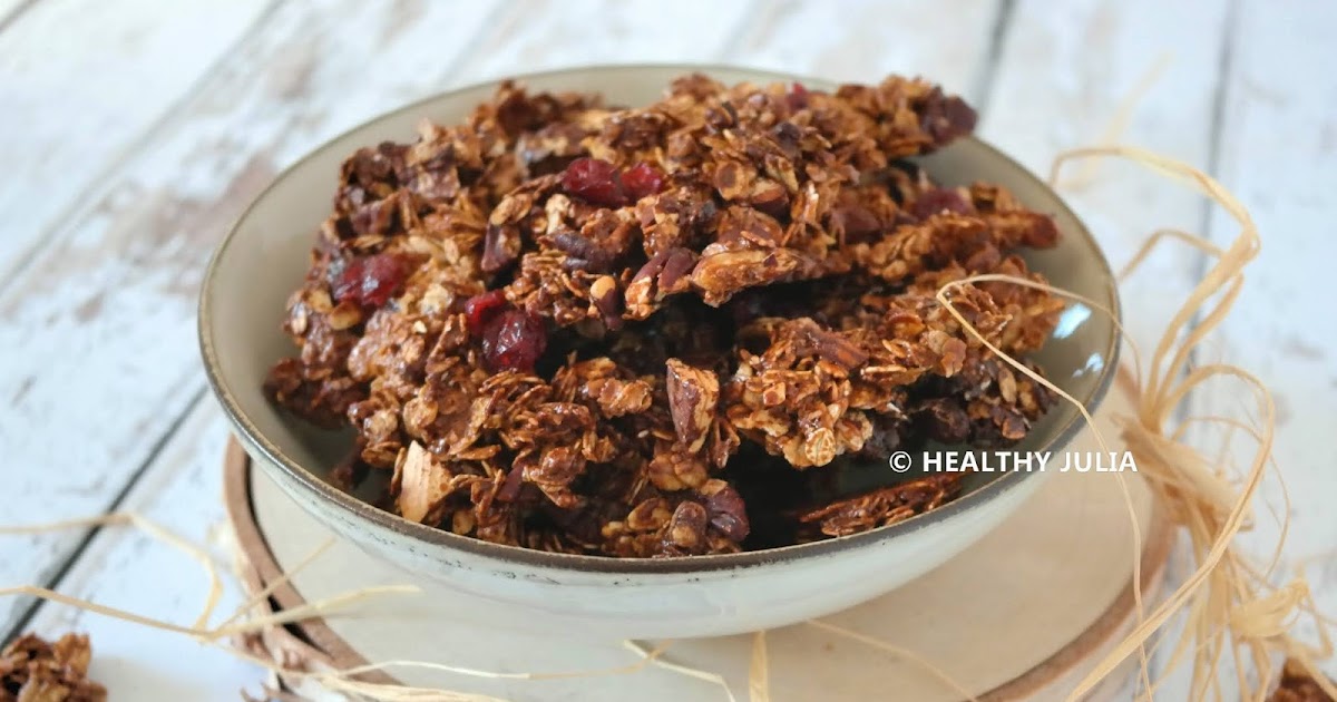 GRANOLA À LA CANADIENNE Healthy Julia