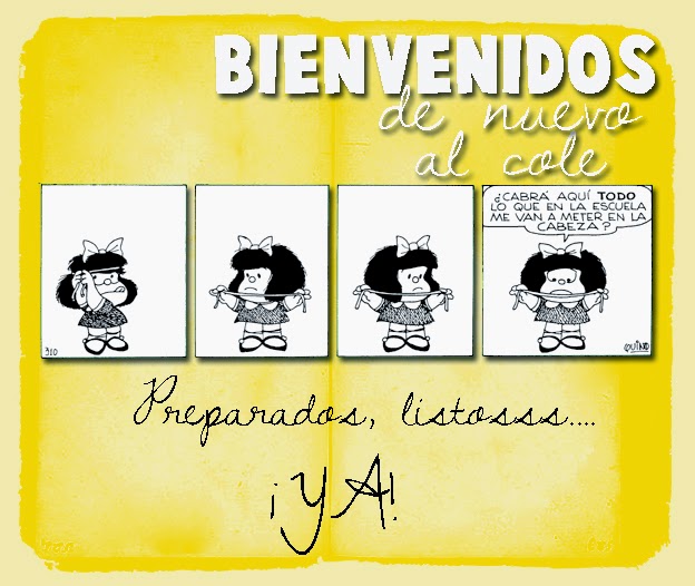 Resultado de imagen de vuelta al colegio