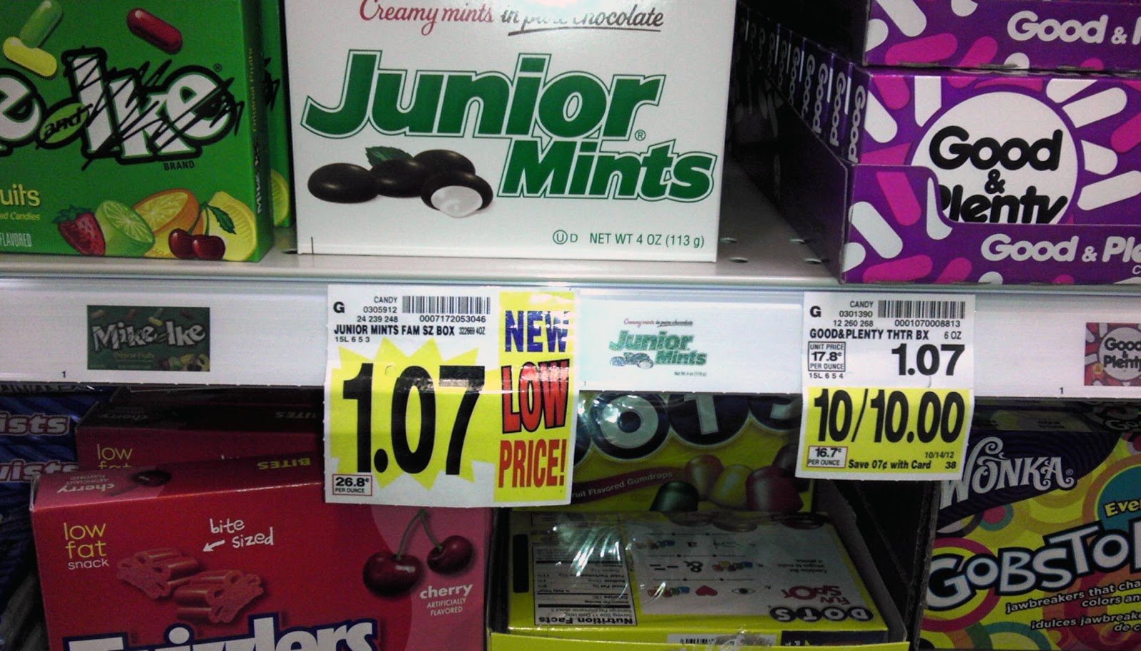 Reticulated Writer Just one box of Junior Mints, please