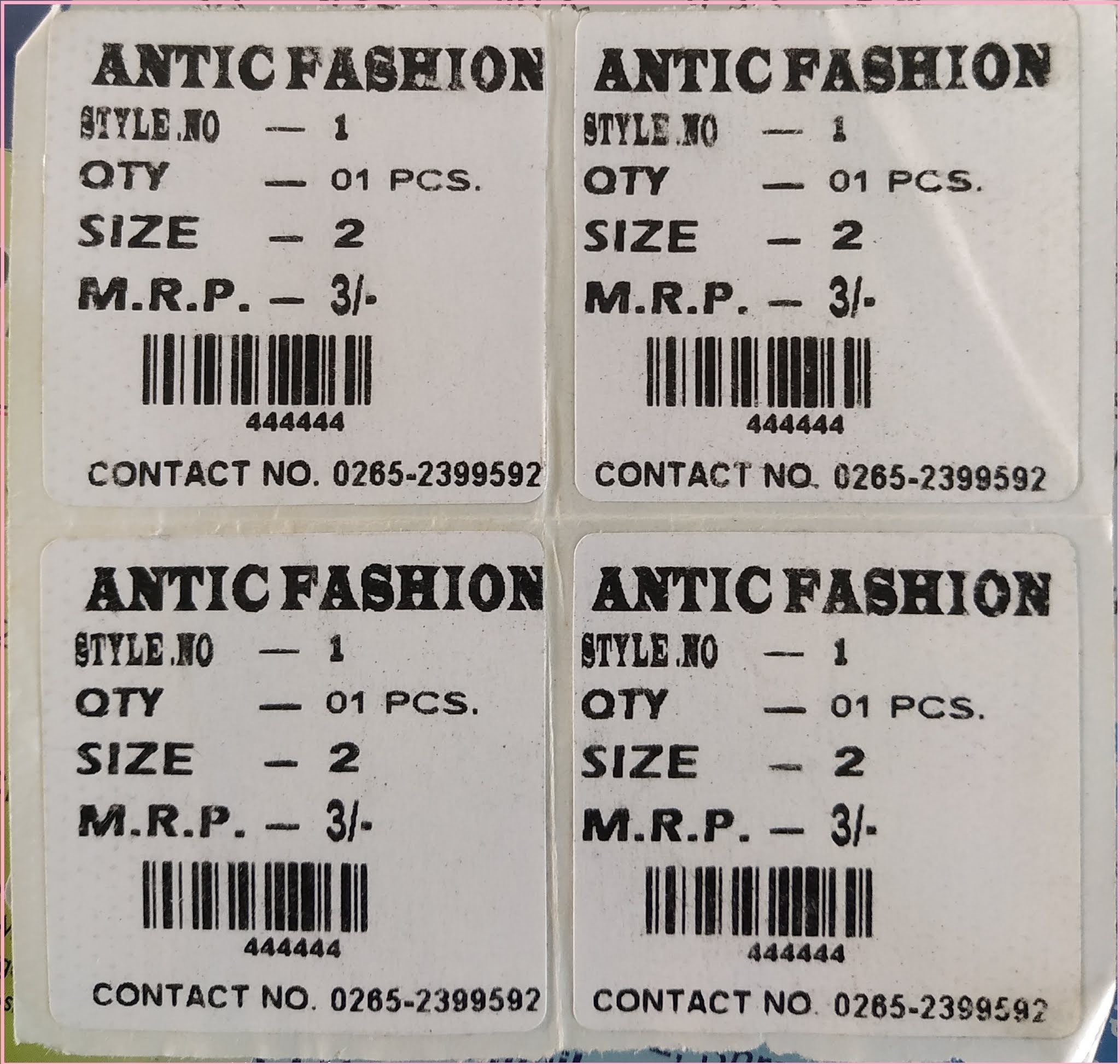 Ready made Garments Store Barcode Label Designs Billing Software Guru
