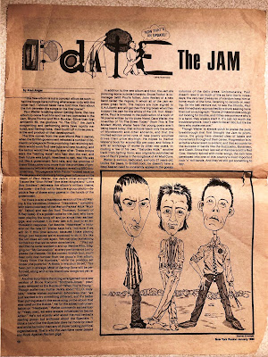 Feature about the Jam from New York Rocker magazine 1980