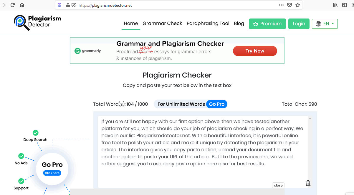 1. Plagiarism Detector Free Online Plagiarism Checker Tools