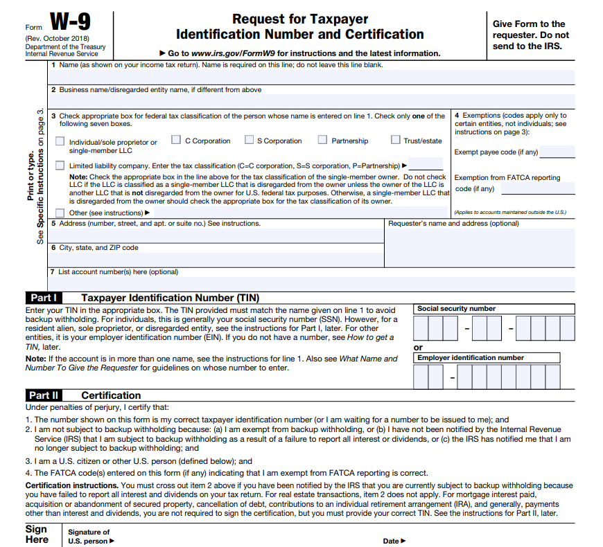 Form W9 Do I REALLY Need It?