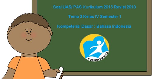 Soal UAS/ PAS Tema 3 Bahasa Indonesia Kelas 4 Semester 1 K13 Revisi