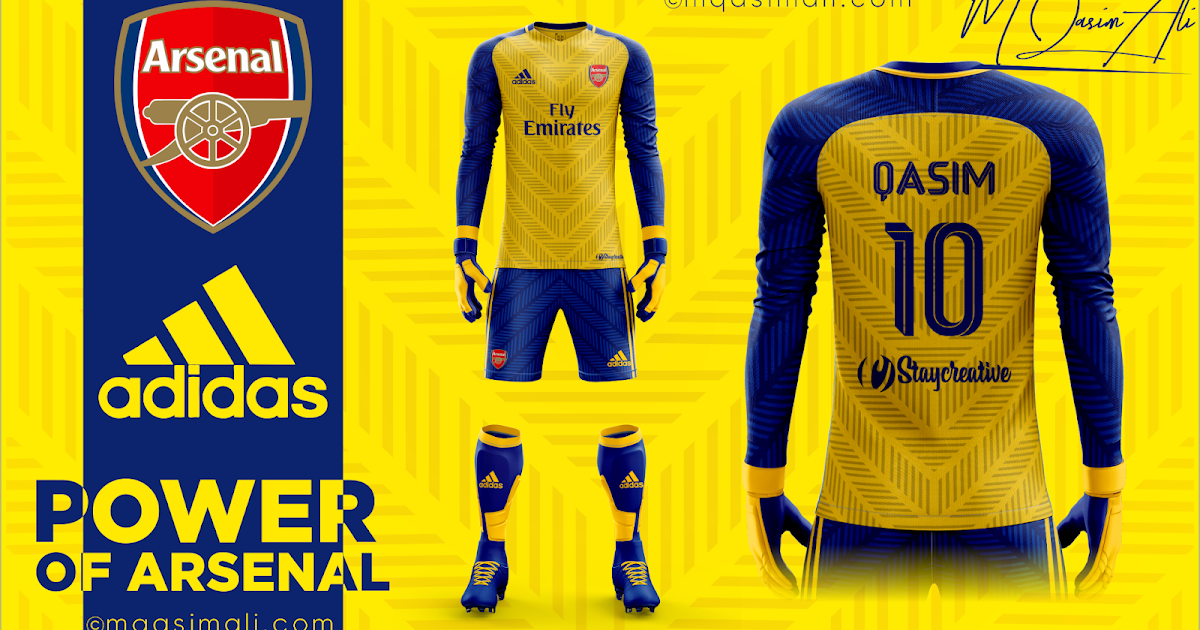 Download Free Adidas Power Of Arsenal Concept Goalkeeper Jersey Design In Photoshop Cc 2020 By M Qasim Ali M Qasim Ali Sports Templates For Photoshop PSD Mockup Template
