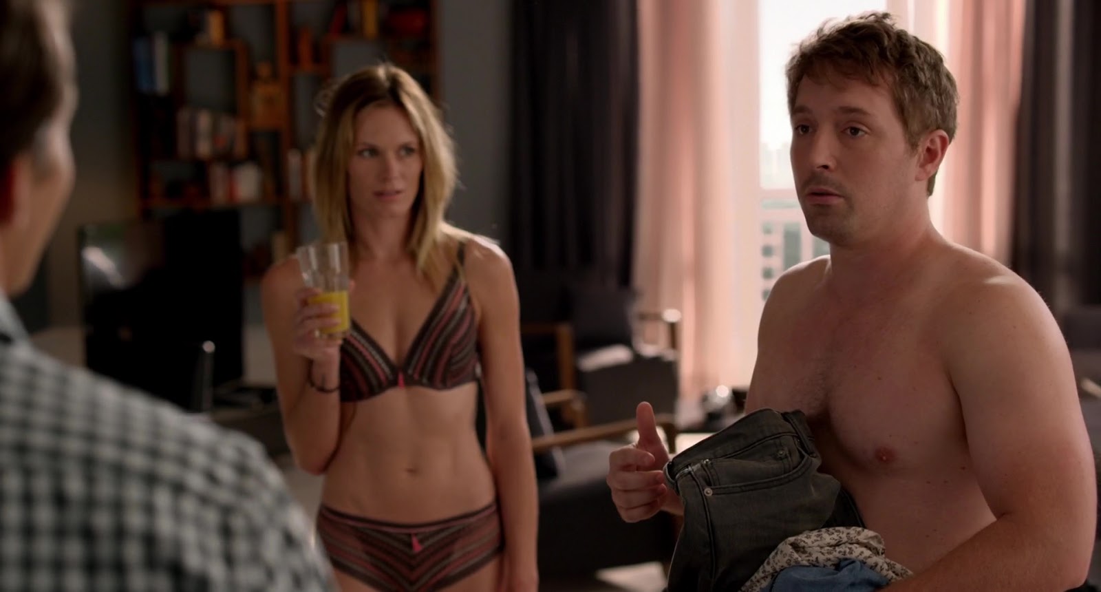 Beck Bennett shirtless in The Late Bloomer.