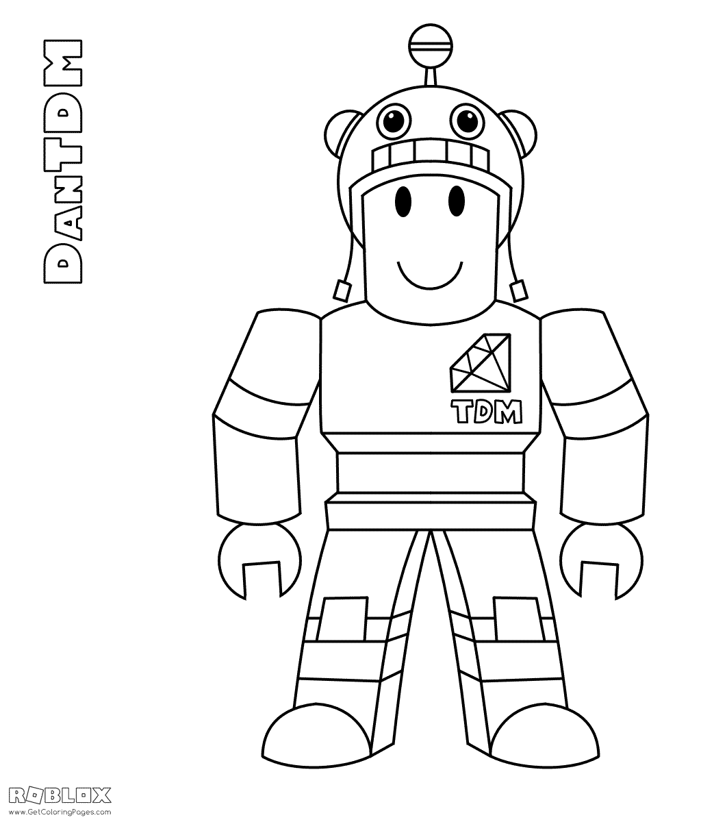 +12 Roblox Coloring Pages
