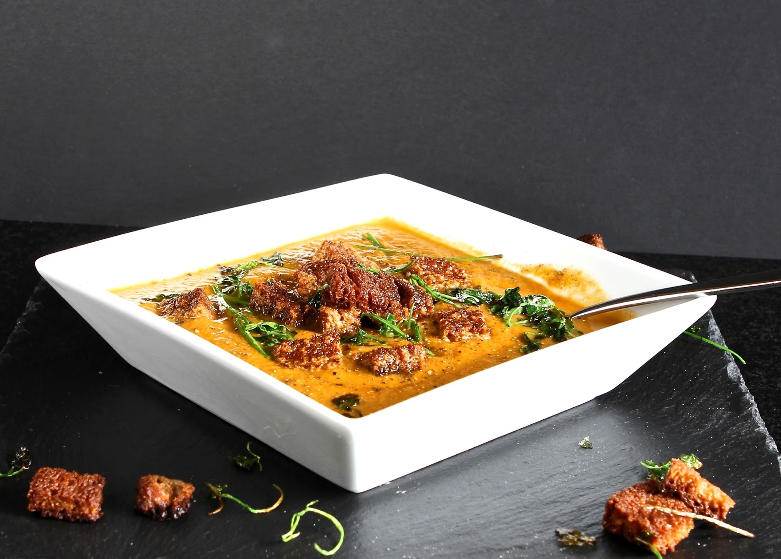 Gluten Free Alchemist Roasted Vegetable Soup with gluten free