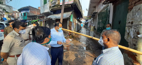 डीएम-एसएसपी ने लिया कोरोना कंटेनमेंट जोन का जायजा , AnjNewsMedia, Gaya-DM-SSP-Took-Stock-of-Containment-Zone