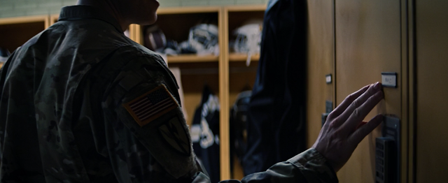 John Walker in High School Locker Room The Falcon and The Winter Soldier Marvel