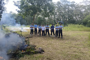 Jalin Sinergitas Dengan Ponpes Sriwijaya,Warga Binaan Lapas Kelas 2A Tanjung Raja Gelar Pembersihan Lingkungan 