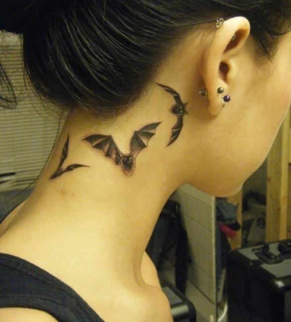 80+ Cute Neck Tattoos For Girls (2019) Side & Back Designs Tattoo