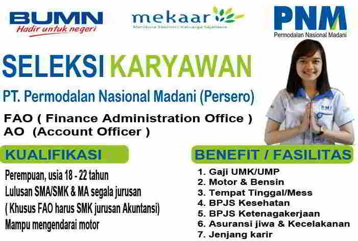 Lowongan Kerja Fao Dan Ao Di Pt Permodal Nasional Maros Tutup 8 9 2018 Lowongan Kerja Makassar