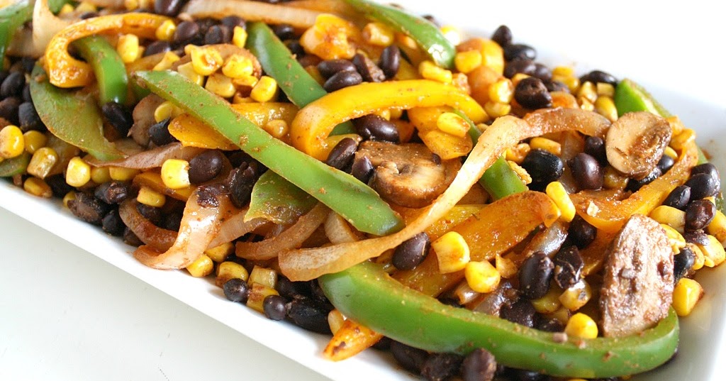 The Garden Grazer Corn and Black Bean Fajitas