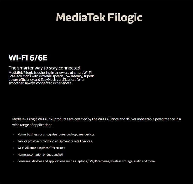 MediaTek Filogic 830 and Filogic 630 are feature-packed