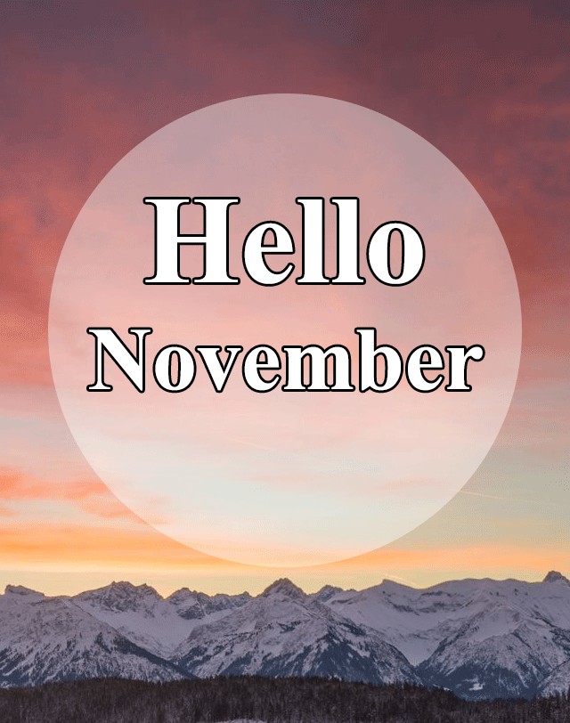 Trọn Bộ Hình Ảnh Chào Tháng 11 Đẹp Nhất, Hello November 2020