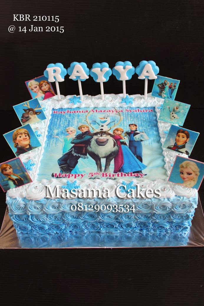 Masama Cakes Frozen Birthday Cake For Rayya....