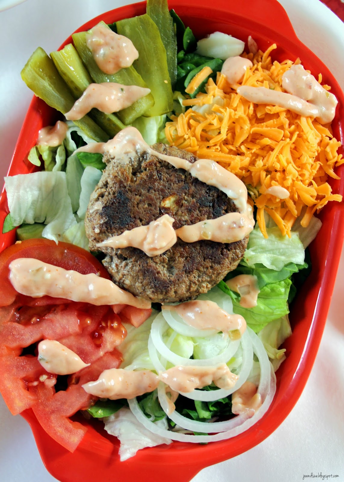 Jo and Sue Burger Bowls