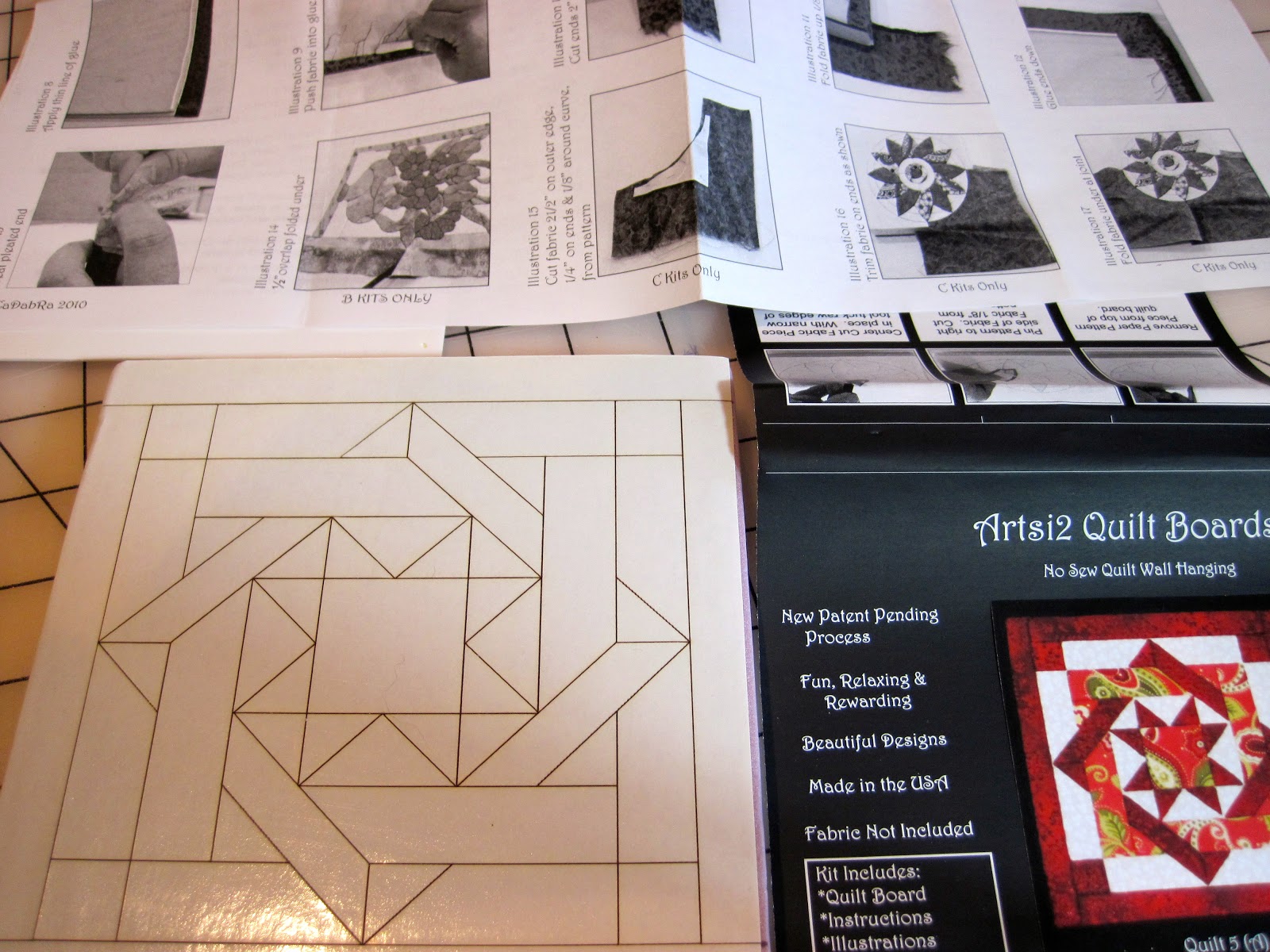 No Sew Quilt Board Sylvia's Stitches