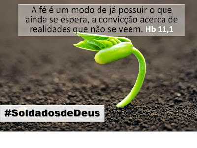 Resultado de imagem para a fé é um modo de já possuir o que ainda se espera, a convicção acerca de realidades que não se veem.