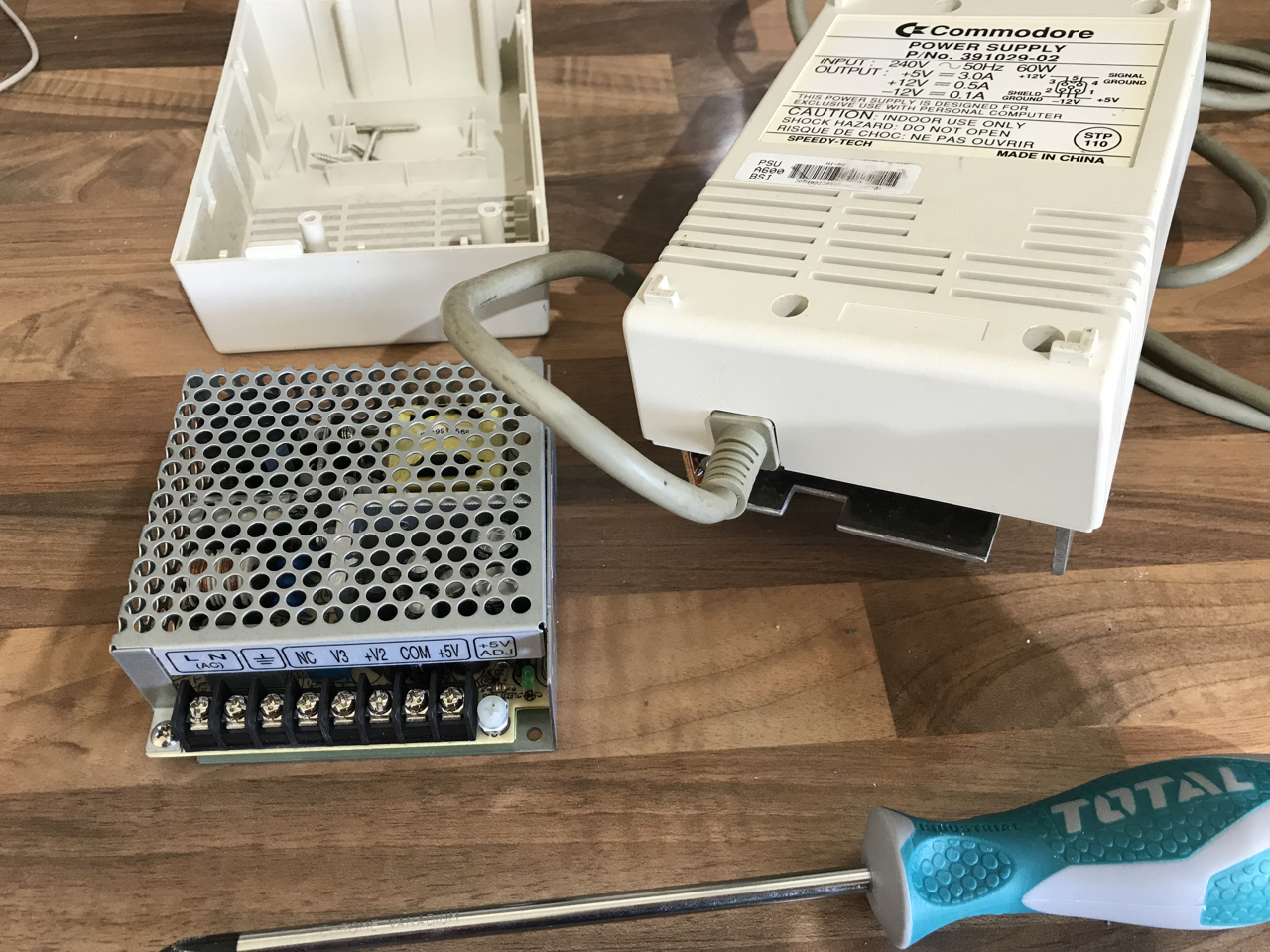 Updating an Amiga power supply