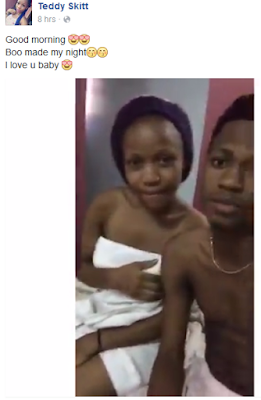 2 Young Nigerian girl shares 'after sex video', says her man "made her night"