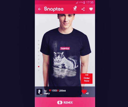 Snaptee T-Shirt Design