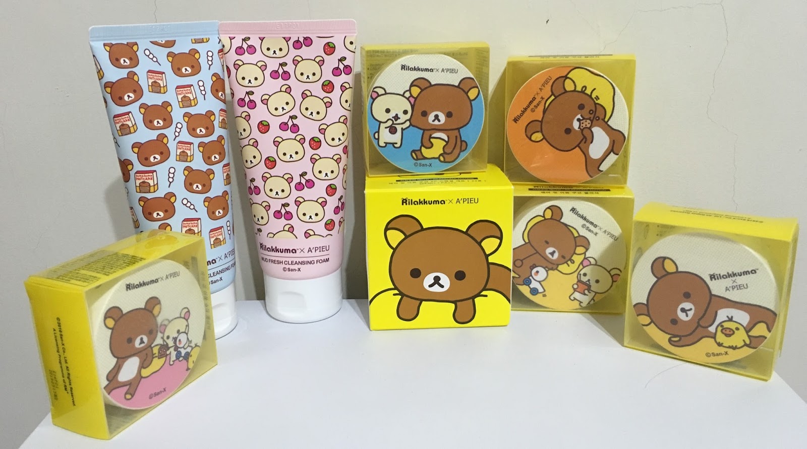 Meine Seele zu Dir Rilakkuma X A'pieu拉拉熊聯名彩妝開箱試色