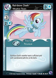 My Little Pony Rainbow Dash, Weather Team Primer Deck CCG Card