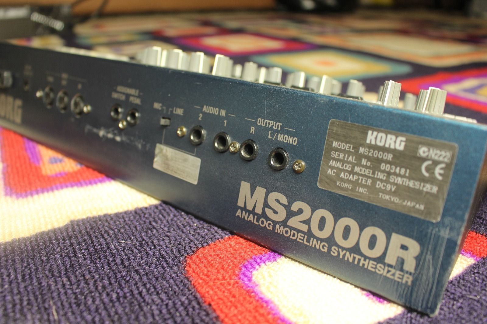 MATRIXSYNTH: Stripped Faced Korg MS2000R