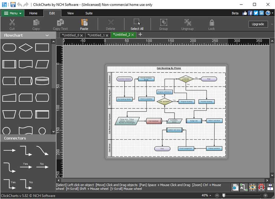 Clickcharts diagram flowchart software - filnshine