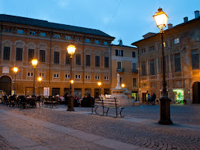 The Piazza Delle Piane is an elegant square in the centre of Novi Ligure, flanked by the Palazzo Delle Piane.