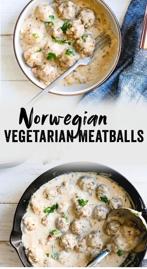 Norwegian Vegetarian Meatballs - News Healthy Vegan Recipes