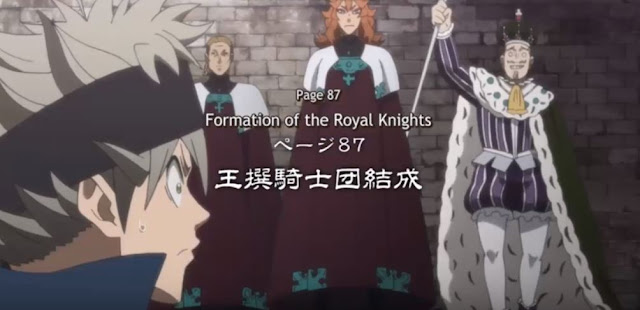 Black Clover Episode 87 Sub Indonesia: Formasi Royal Knight