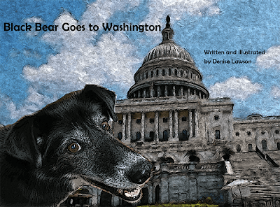 Black Bear Goes to Washington and Run Like a Sled Dog by Denise Lawson are two children's books inspired by the author's dog... a retired sled dog.