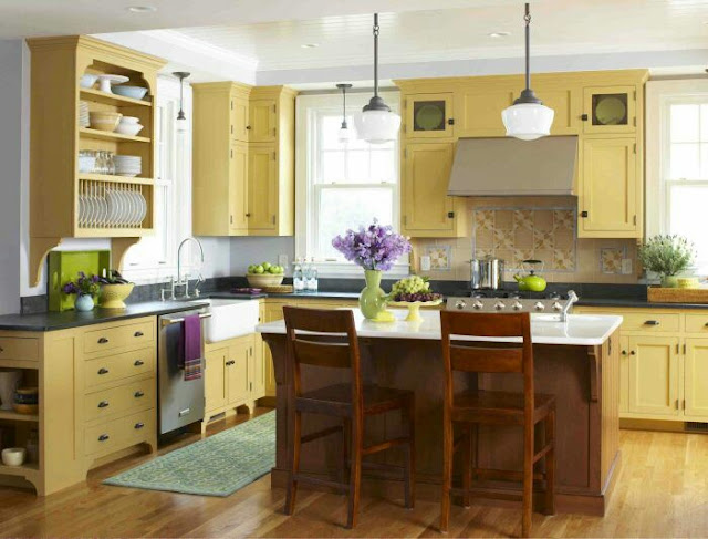 purple kitchen designs