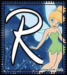 Bello Abecedario de Campanilla. Tinker Bell Letters.