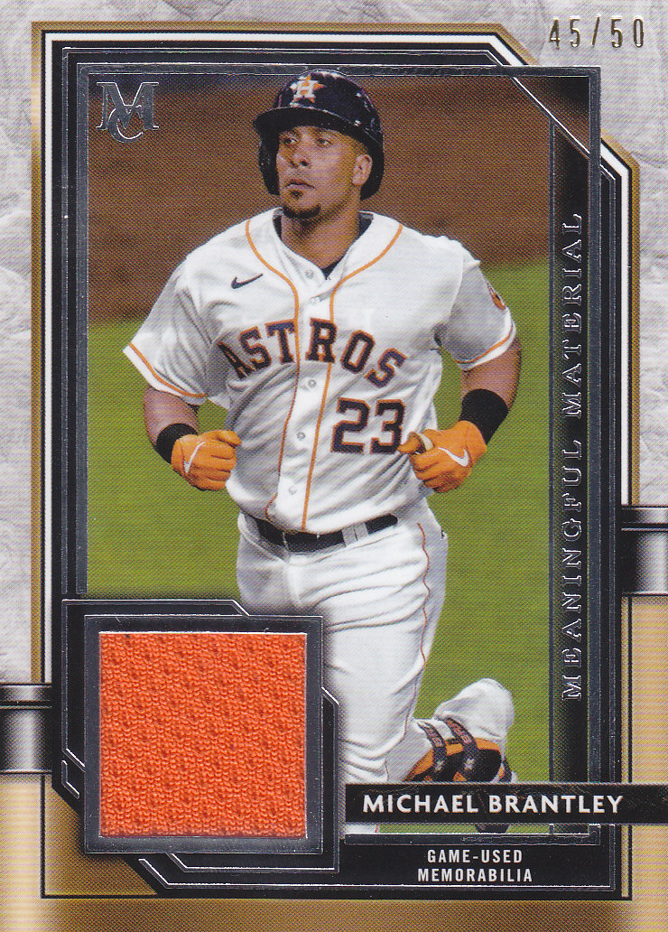 Baseball Cards Rule 2021 Topps Museum Collection Meaningful Material Relics MMRMBR Michael