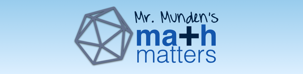 Mr. Munden's Math Matters