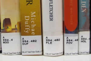 Book spines