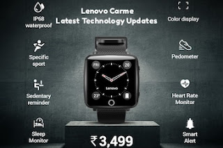 Lenovo Carme (HW25P) Smartwatch- Latest Technology Updates