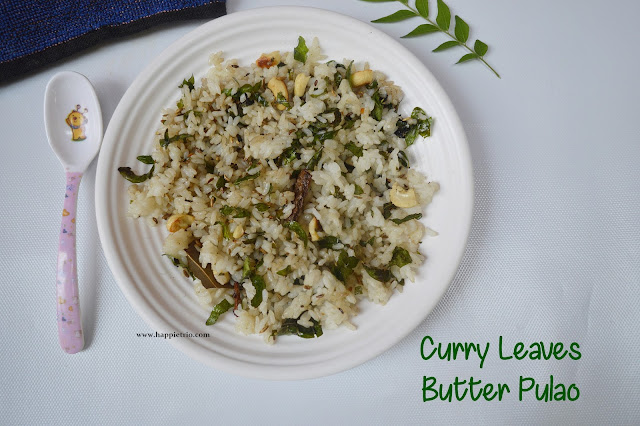 Curry Leaves Butter Pulao Recipe  | Easy Lunch Box Recipes