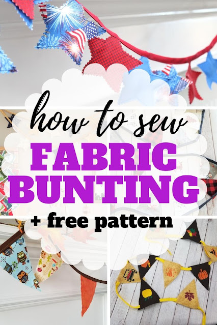 How to Make Bunting - Free Template | Sew Simple Home